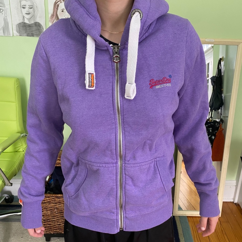 PURPLE SUPERDRY HOODIE 💜💜💜💜